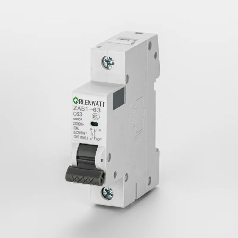 1P 250V 63A DC miniatuurstroomonderbreker