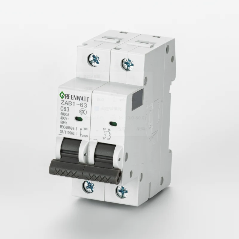 2P 500V 63A DC miniatuurstroomonderbreker